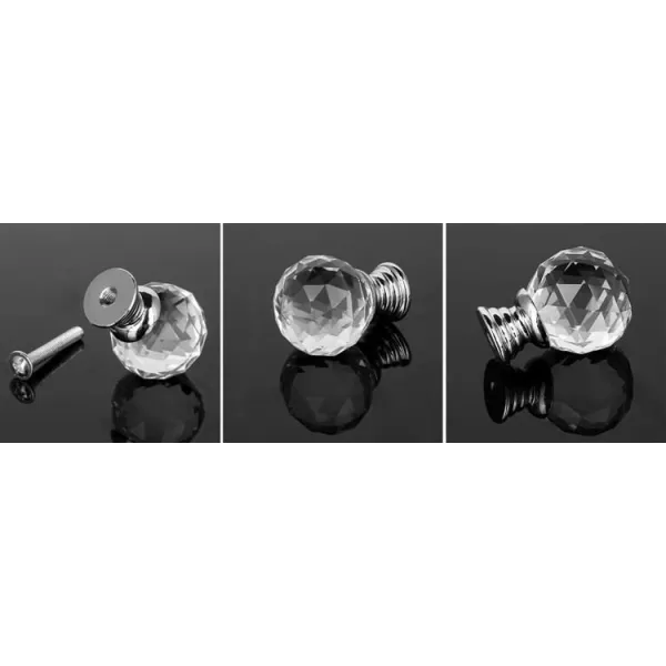 Crystal furniture knob