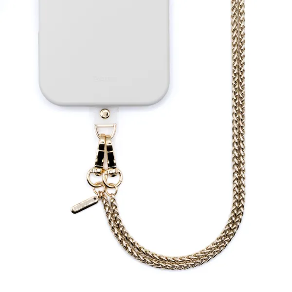 Crong Phone Crossbody - Phone Lanyard (Gold Link)