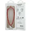 Hello Kitty Pearls Kitty Head - Phone Charm (Red)