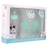 Mickey Mouse - Baby set (bottle with nipple 240ml, anatomical teat, teether, teether holder) (Cool)
