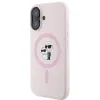 Karl Lagerfeld Silicone Karl & Choupette Ring MagSafe - Case iPhone 16 (pink)