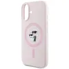 Karl Lagerfeld Silicone Karl & Choupette Ring MagSafe - Case iPhone 16 (pink)