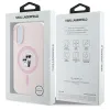 Karl Lagerfeld Silicone Karl & Choupette Ring MagSafe - Case iPhone 16 (pink)