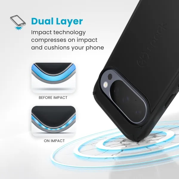 Speck ImpactHero Slim - Case Google Pixel 10 / Google Pixel 10 Pro (Black)