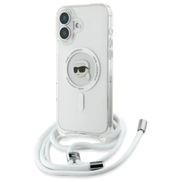 Karl Lagerfeld Crossbody IML Karl Head MagSafe - Case for iPhone 16 (transparent)