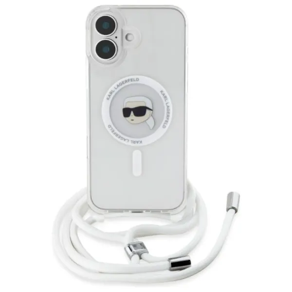 Karl Lagerfeld Crossbody IML Karl Head MagSafe - Case for iPhone 16 (transparent)
