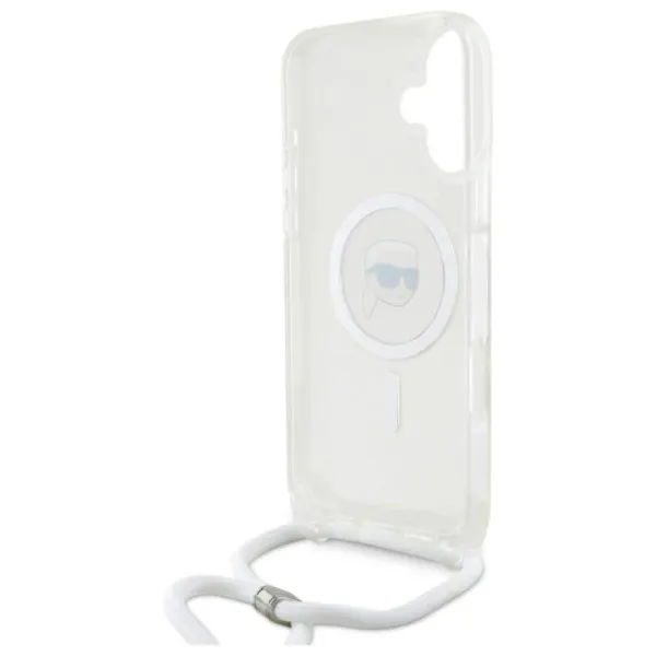 Karl Lagerfeld Crossbody IML Karl Head MagSafe - Case for iPhone 16 (transparent)