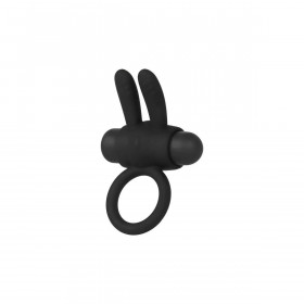 Jelly Rabbit Cock Ring Diversual Black