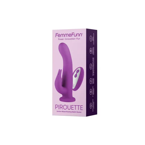 Dual Stimulation Vibe FemmeFunn Pirouette Purple