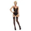 Stockings with Garter Obsessive S800 Black L/XL