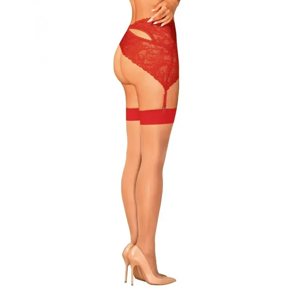 Stockings Obsessive Red L/XL