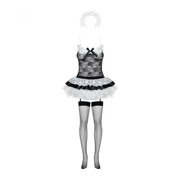 Housemaid Costume L/XL Obsessive Housemaid Black