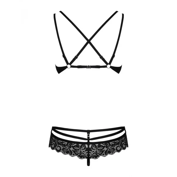 Underwear Set Obsessive 860 Black L/XL
