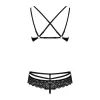 Underwear Set Obsessive 860 Black L/XL