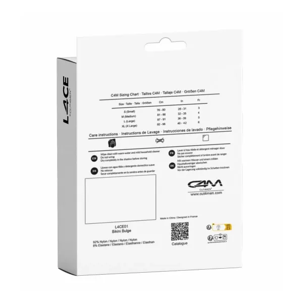 Thong Cut4men Black L