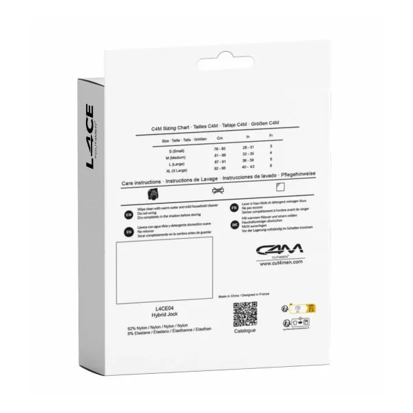 Thong Cut4men Black L S