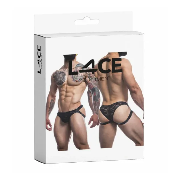 Thong Cut4men Black L S