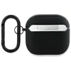 BMW Genuine Leather Silver Logo - Case for AirPods 4 (black)