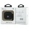 BMW Genuine Leather Silver Logo - Case for AirPods 4 (black)