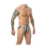 Thong Mob Eroticwear White Black XXL