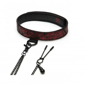 Collar with Nipple Clamps Fifty Shades of Grey Sweet Anticipation