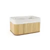 Basket set Confortime Brown Beige Bamboo 3 Pieces (8 Units)