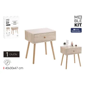 Nightstand MobleKit Brown 40 x 30 x 47 cm MDF Wood (4 Units)