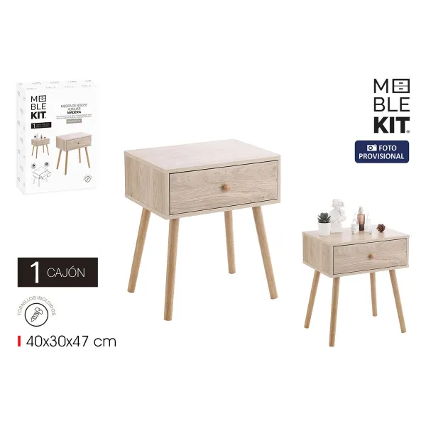 Spintelė MobleKit Ruda 40 x 30 x 47 cm Medžio MDF (4 vnt.)