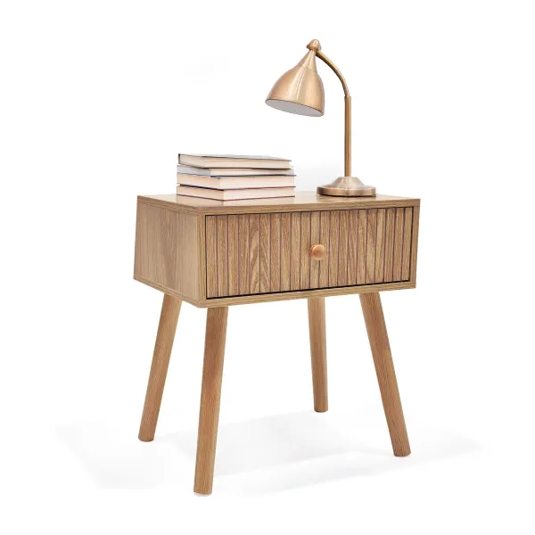 Nightstand MobleKit Brown 40 x 30 x 45 cm (2 Units)