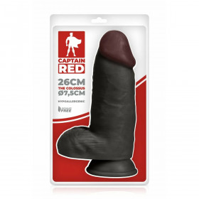 Dildo Captain Red Black