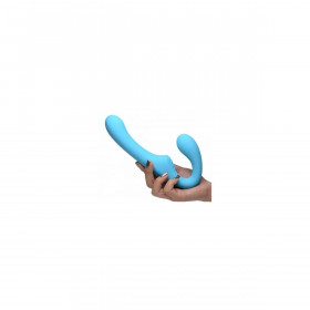 Double Penetration Stroker XR Blue Silicone