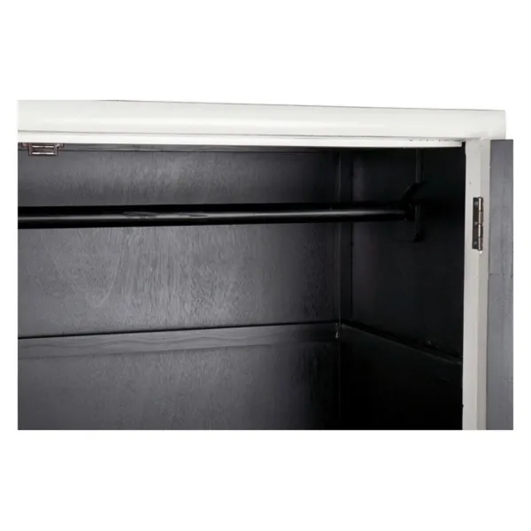 Spintelė DKD Home Decor Balta Auksinis Metalinis Tuopos 120 x 50 x 175 cm