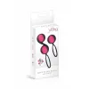 Weighted Kegel Training Kit Yoba Silicone Black Pink 2 Pieces