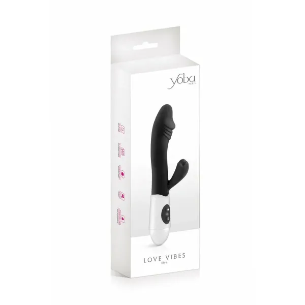 G-Spot Vibrator Yoba Black Silicone