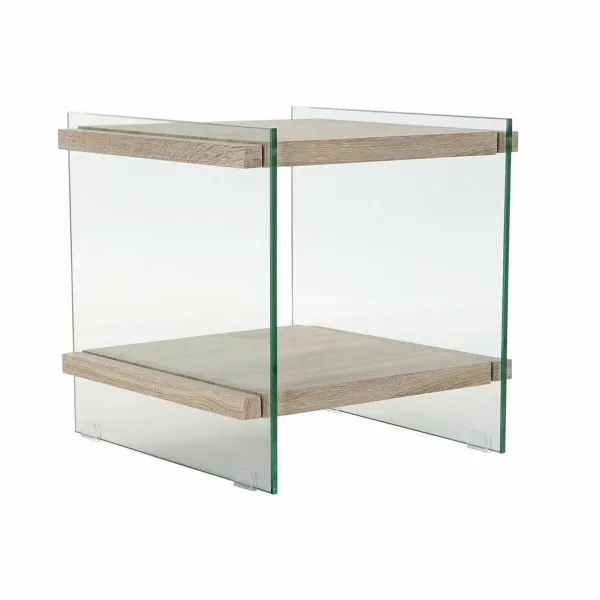 Yöpöytä DKD Home Decor Kristalli Puu MDF (50 x 50 x 49 cm)