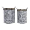 Grozs DKD Home Decor Balts Brūns Melns Virve Dzelzs 4 Kg (2 Daudzums)