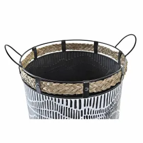 Grozs DKD Home Decor Balts Brūns Melns Virve Dzelzs 4 Kg (2 Daudzums)