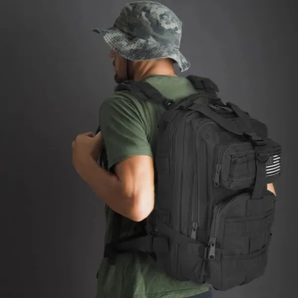 Sotilasreppu XL musta