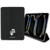 Karl Lagerfeld Book Cover Saffiano Magnetic Karl & Choupette - Case iPad Pro 11" M4 (2024) (black)
