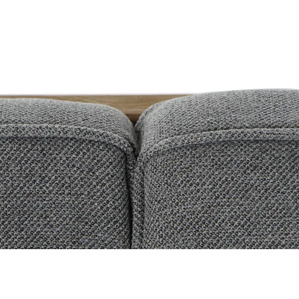 Sofa DKD Home Decor Pilka Natūralus Alpino 224 x 95 x 82 cm