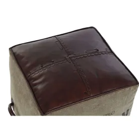 подставка для ног DKD Home Decor 46 x 40 x 40 cm Бежевый Коричневый Vintage