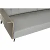 Sofabed DKD Home Decor 203 x 87 x 81 cm Black Beige Metal Brown