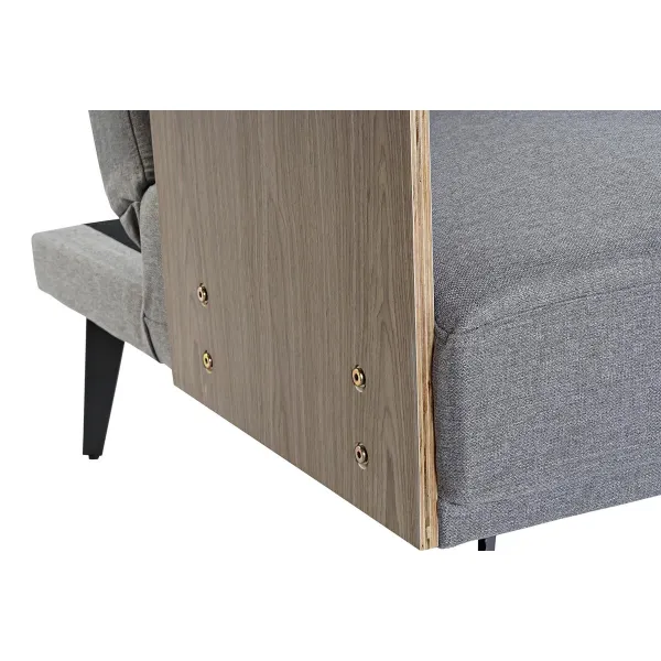 Izvelkams dīvāns DKD Home Decor Brūns Pelēks Metāls Urbāns 203 x 87 x 81 cm