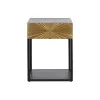 Naktsskapītis DKD Home Decor Bronza 35 x 40 x 55 cm Melns Metāls Koks