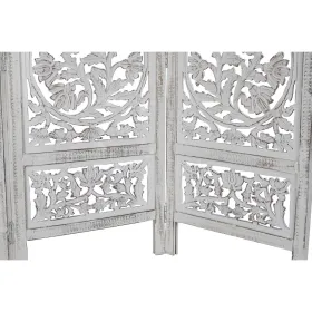 Folding screen DKD Home Decor White Mango wood MDF Wood 150 x 2 x 180 cm