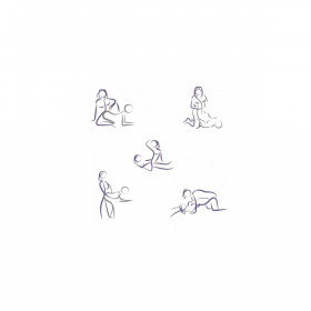 Double Penetration Stroker Strap-on-me Purple Purple L