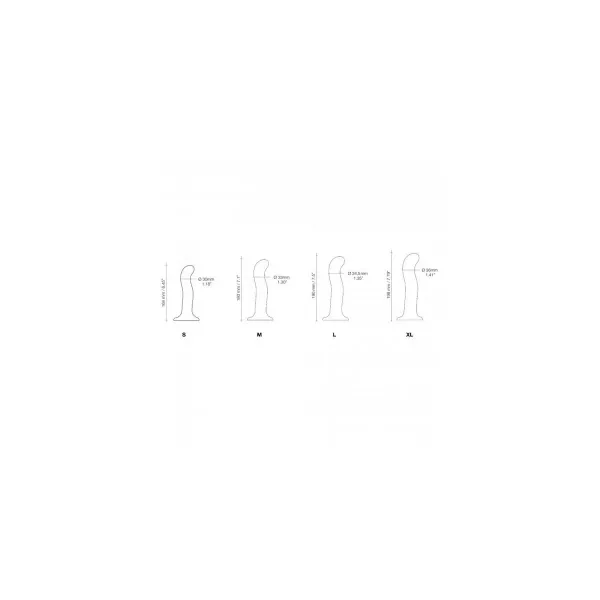 Dildo Strap-on-me POINT STIMULATOR M Black