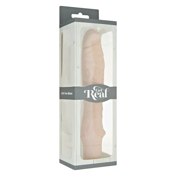 Realistic Vibrator Get Real by Toyjoy Beige