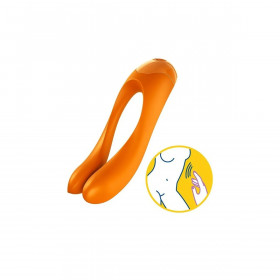 Couples Massager Satisfyer Candy Cane Orange