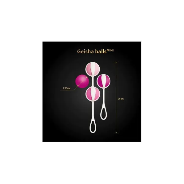 Weighted Kegel Training Kit Gvibe Geisha Mini Fuchsia